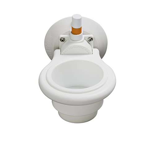 SeaSucker 1‐Cup Holder Vertical Mount (White)