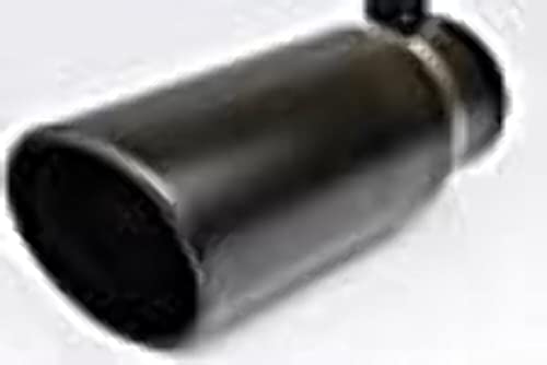 Different Trend - BQ9-405012RBK - Different Trends Compatible with/Replacement Bq9-405012Rbk Black Powder Coated 5In Rolled Slant 12In Bolt On Blk Exhaust