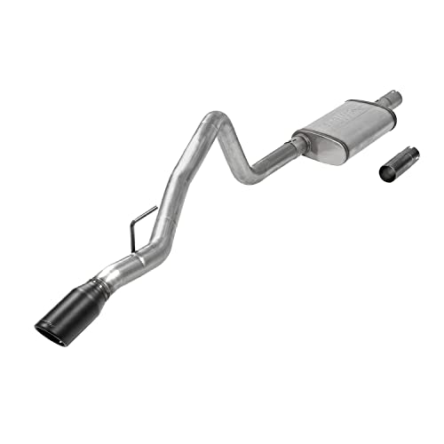 Flowmaster 717939 FlowFX Cat-Back 2.5 Inch 409 Stainless Steel 3.5 Inch Black Ceramic Coated 304 Stainless Steel Tip Compatible with 1999-2004 Grand Cherokee with 4.0L/4.7L Engines