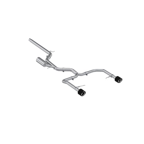 MBRP 2022 VW Jetta GLI 2.0 TSI 3in Cat Back T304 SS 2.5in Dual Split Rear w/Carbon Fiber Tips