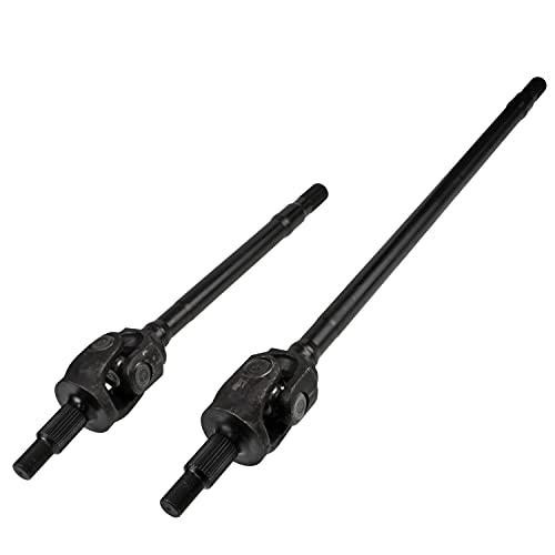 TEN Factory MG22152 Drive Axle Shaft Assembly for Dana 30 JK Reverse, 27 Spline Inner / 32 Spline Outer, Includes Left & Right Assemblies - Fits Jeep Wrangler, Replaces: Yukon YA W24164