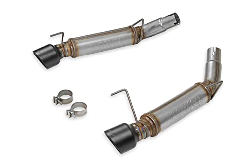 Flowmaster 717827 FlowFX Axle-Back Exhaust Kit 3 Inch Stainless Steel 4.5 Black Ceramic Stainless Tips Compatible with 2005-2010 Ford Mustang GT Shelby GT GT500 Except KR California Special Bullitt