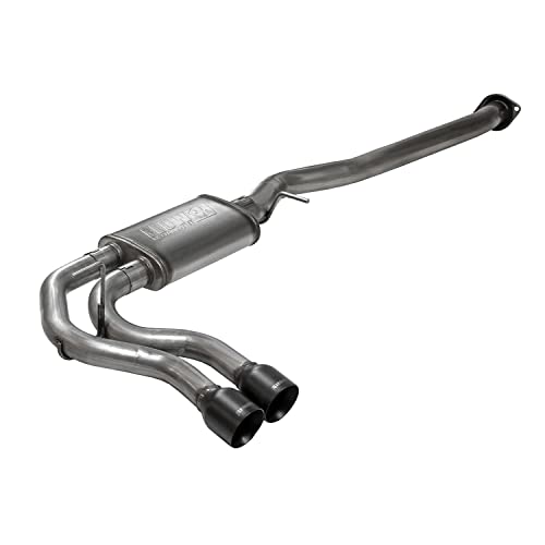 Flowmaster 717990 FlowFX Cat-Back Exhaust Kit 3 to 2.5 Inch Dual Same Side Stainless 4 Inch Black Tips Compatible with 1999-2007 Classic Body Silverado Sierra 1500 4.3 4.8L 5.3L 143.5 Inch Wheelbase