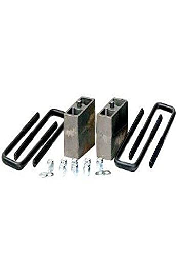Fabtech (FTS21110) 1" Rear Block and U-Bolt Kit for Silverado/Sierra 2500 HD