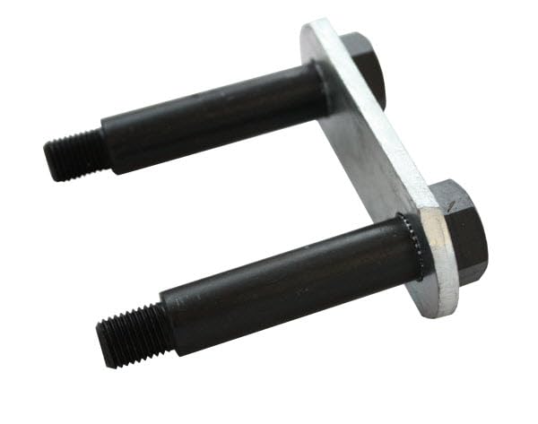 Lippert Replacement 2.25" Shackle Link Assembly for RV Trailer Suspension Systems, Includes 2 Shoulder Bolts, 1 Shackle Link Plate - 125675