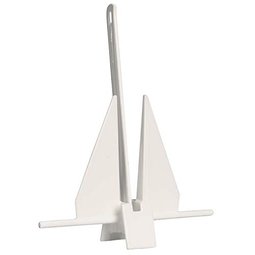 Greenfield Slip-Ring Mechanical Fluke Anchors PVC Coated (Color: PVC Coated White, Option: 5 lb.)