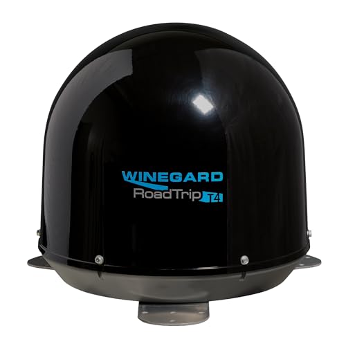 Winegard Roadtrip T4 RT2035T in-Motion RV Satellite TV Antenna - Black