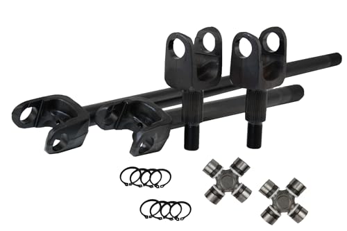 Revolution Gear Fits 2007-18 JK Dana 44 4340 Chromoly Front Axle Kit, 30 Spline