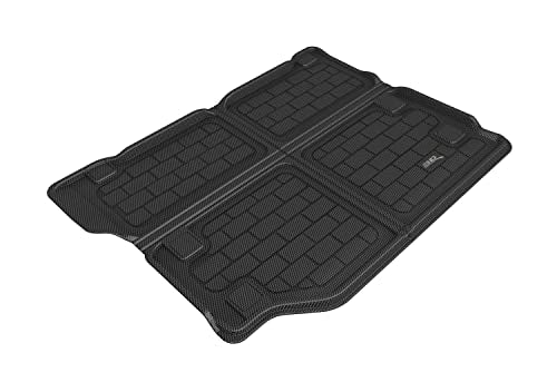 3D MAXpider Custom Fit Kagu Foldable Cargo Liner (Black) Compatible with Jeep Wrangler Unlimited 4XE (JL) 2021-2026 w/ Optional Sub- Cargo Liner