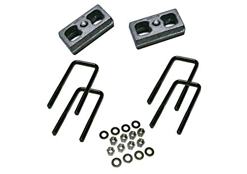 RealTruck SUPERLIFT SUSPENSION 1.5" Block Kit for Chevy Silverado/GMC Sierra | Rear Lift Blocks, U-Bolts, & Hardware | 3916 | Fits 2007-2018 Chevrolet Silverado / GMC Sierra 1500