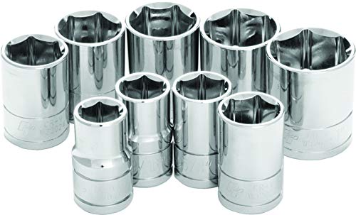 Performance Tool 9 pc. 1/2" Dr. SAE Socket Set - W32002
