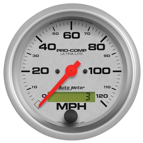 Auto Meter 4487 Ultra-Lite In-Dash Electric Speedometer,3.375 in.