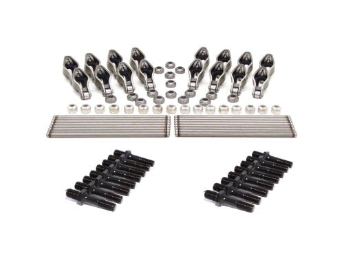 COMP Cams 1431-KIT Magnum Roller Rocker Arm Kit, Includes 1.6 Ratio Rocker Arm with 3/8" Studs, and Pushrods for Small Block Ford Applications Engine