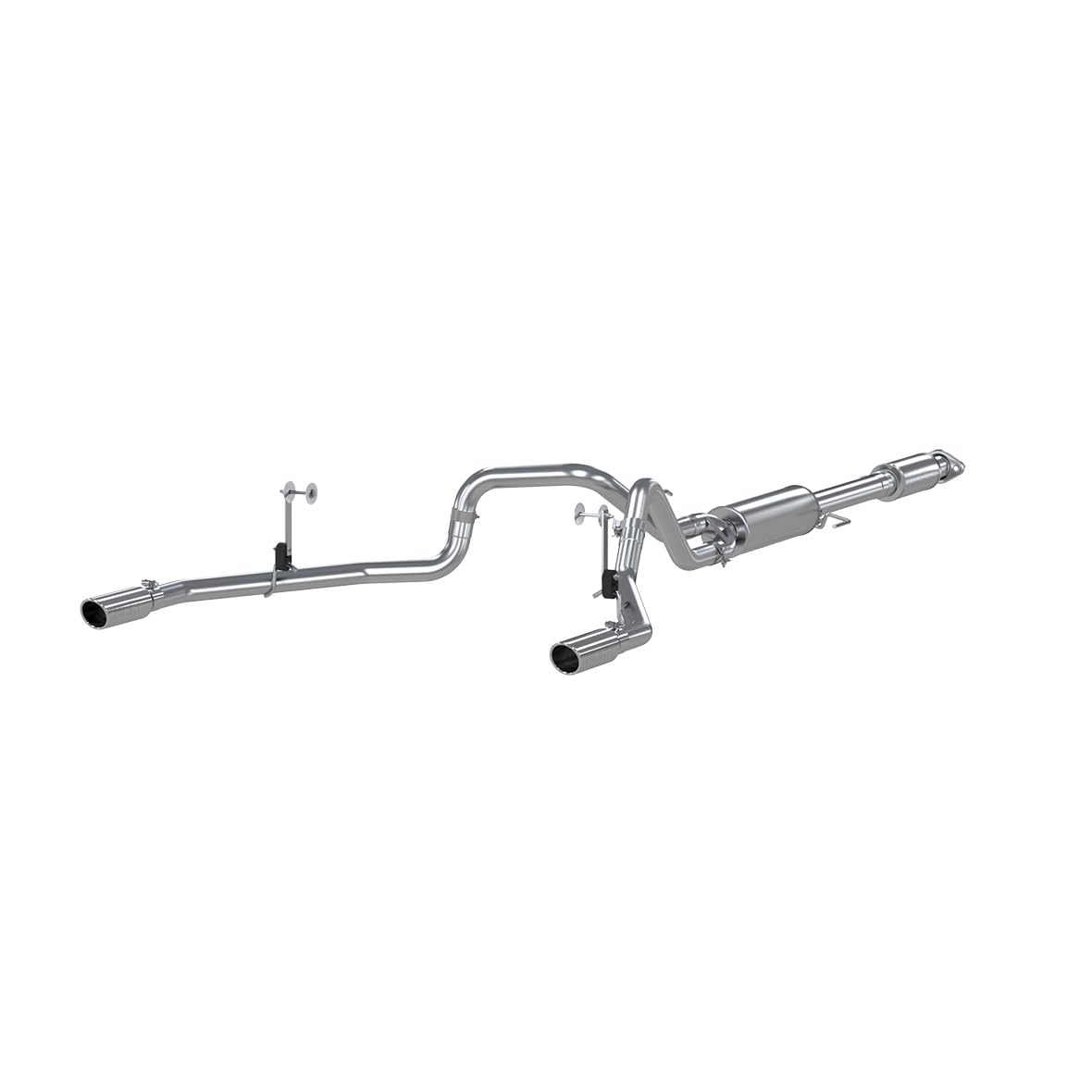 MBRP S5258409 T409 2 1/2" Dual Rear Cat Back