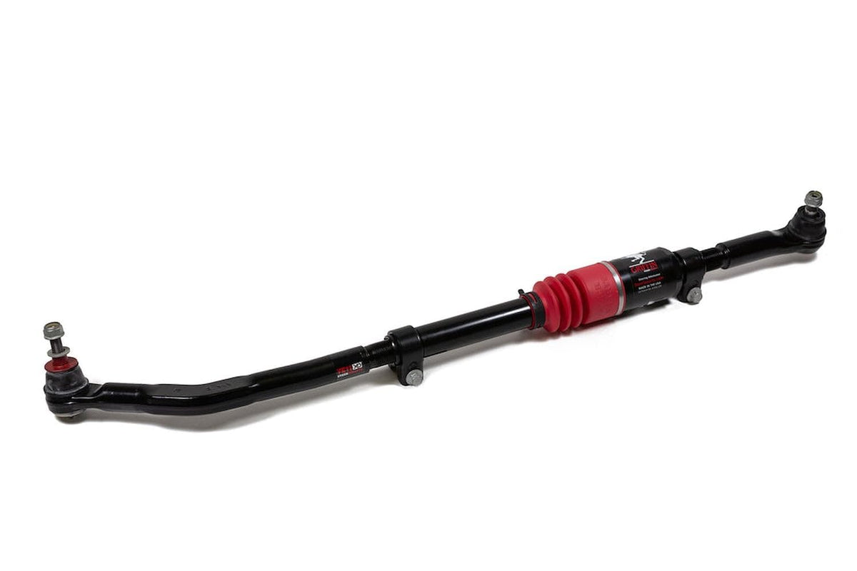 Steer Smarts YETI XD JL/JT Draglink with Griffin XD Attenuator, Bottom Mount, Red Boot