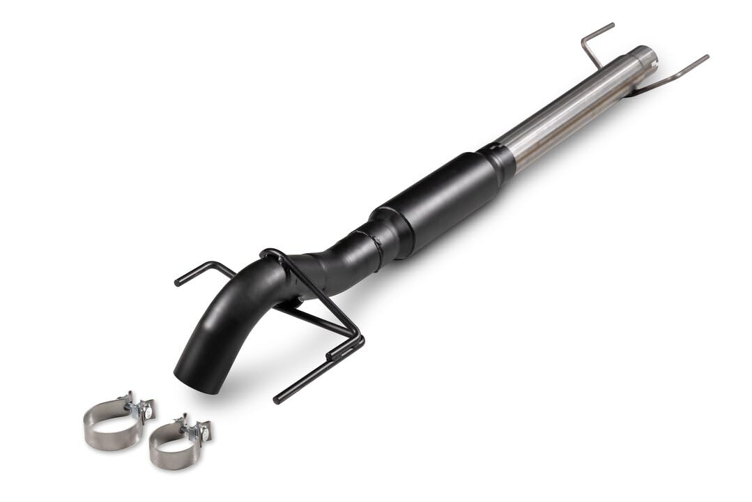 Flowmaster 818177 Outlaw Extreme Cat-Back Exhaust Kit 3 Inch 409 Stainless Steel Black Single Dump Style Turndown High Clearance Compatible with 2024 Toyota Tacoma 2.4L