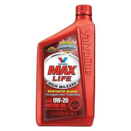Motor Oil, 0W-20 SAE Grade, 1 Qt.