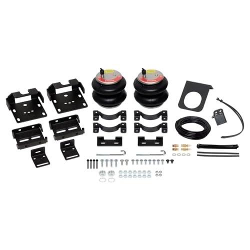 Firestone Airide 2715 Red Label Rear Air Springs Kit fits 2012-2025 C3500HD Cab-Chassis | 5-150 PSI | Load Capacity of 7,500 Pounds | No Drill Installation