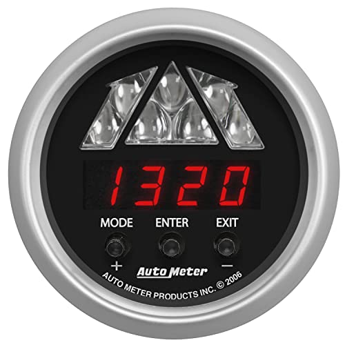 Auto Meter 3387 Sport-Comp 2-1/16" Level 1 Digital Pro-Shift System Shift Light Gauge