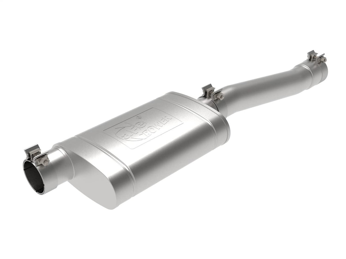 aFe Power Apollo GT Series 409 Stainless Steel Muffler Upgrade Pipe GM Silverado/Sierra 1500 20-21 V8-6.2L 49C44137