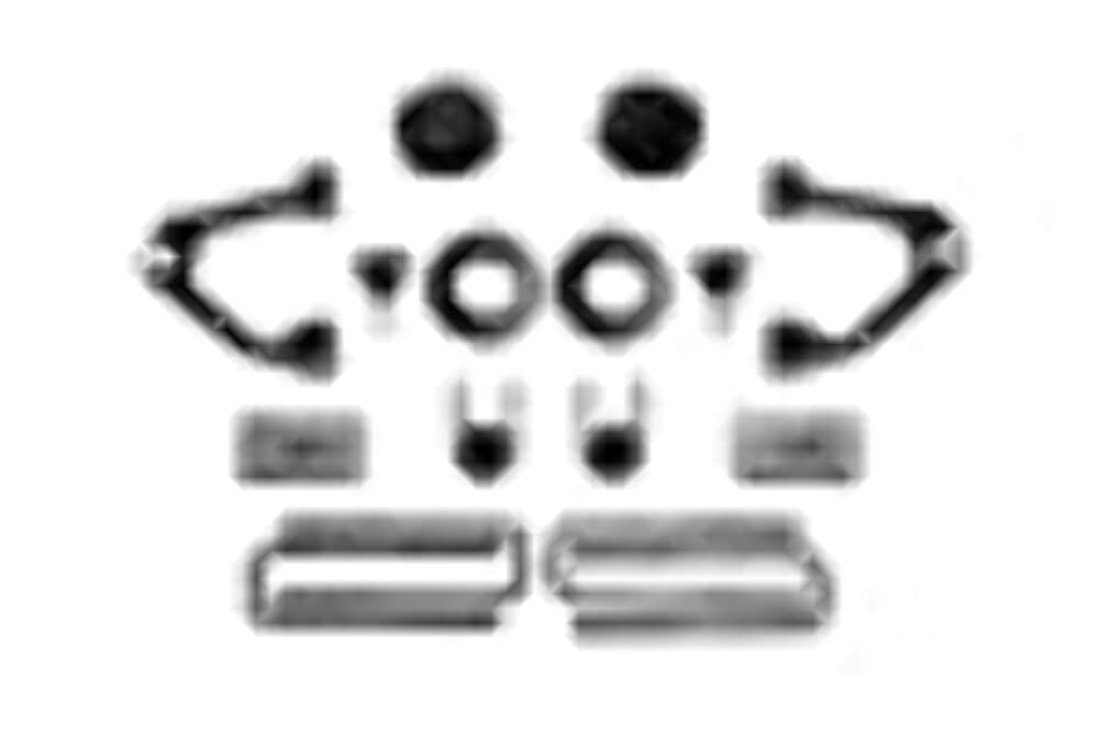 Fabtech FTS21253 ARC Spring Spacer Kit Rear For 1.5 in. Lift ARC Spring Spacer Kit