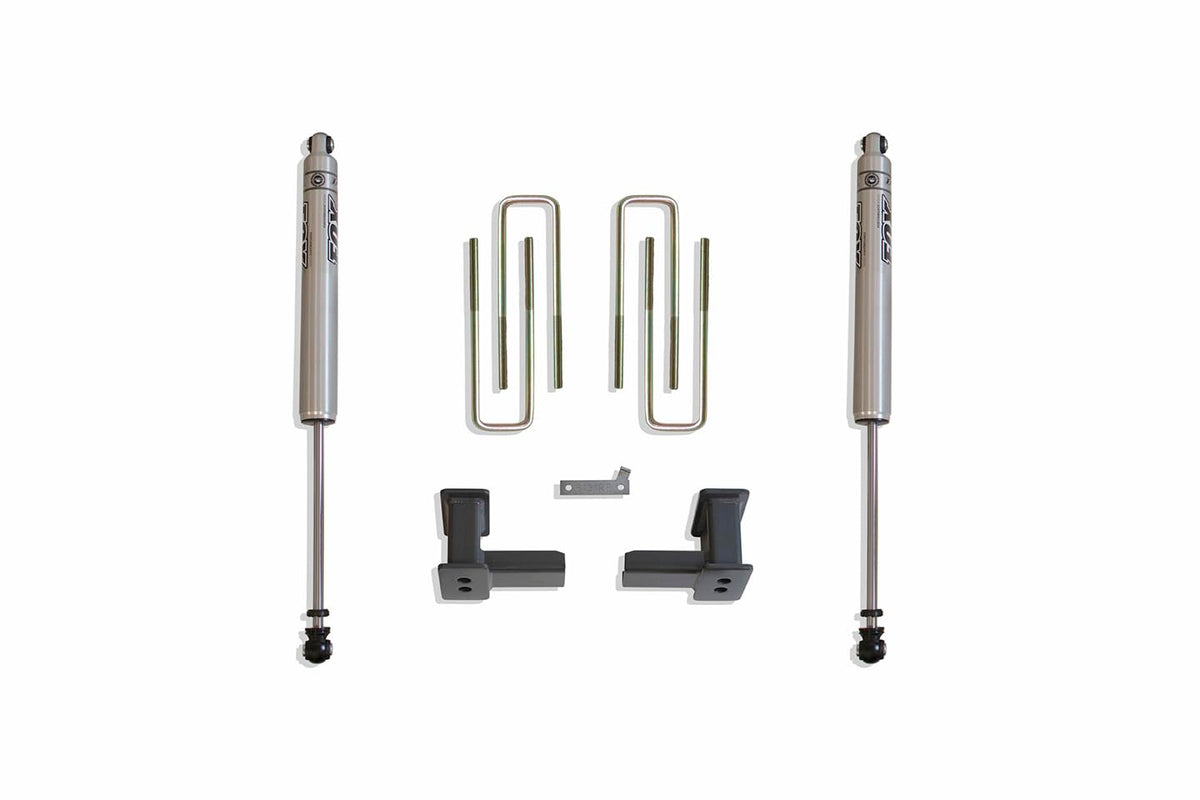 MaxTrac 903250F Lift Block And U-Bolt Kit 4 in. Rear Incl. Blocks U-Bolts Rear Fox Shocks Lift Block And U-Bolt Kit