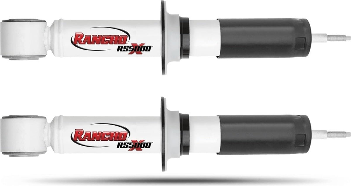 Rancho RS5000X Series Pair of Front Suspension Struts for 1996-2002 Toyota 4Runner with 6 Cylinder Engine & 0 Inch Lift | Improves Handling and Performance, Reduces Fade, Built to Last | RS55763