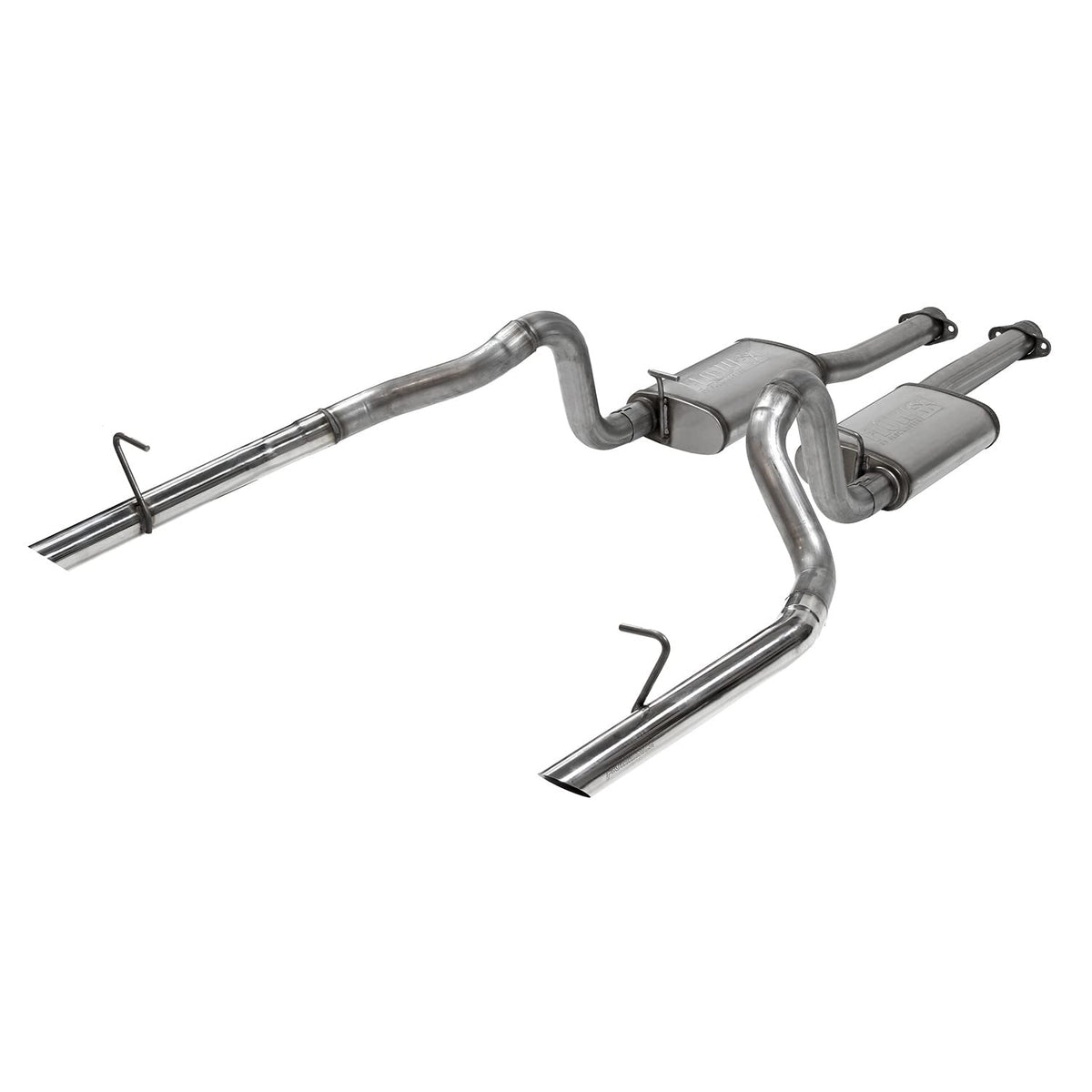 Flowmaster 717213 FlowFx Cat-Back Exhaust Kit 2.5 Inch 409 Stainless Steel Compatible with 1986-1993 Ford Mustang LX 5.0L 1986 Ford Mustang GT 5.0L