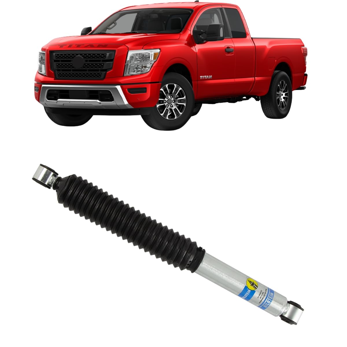 Bilstein 5100 Series 17-19 Nissan Titan Rear Shock Absorber (24-288347)
