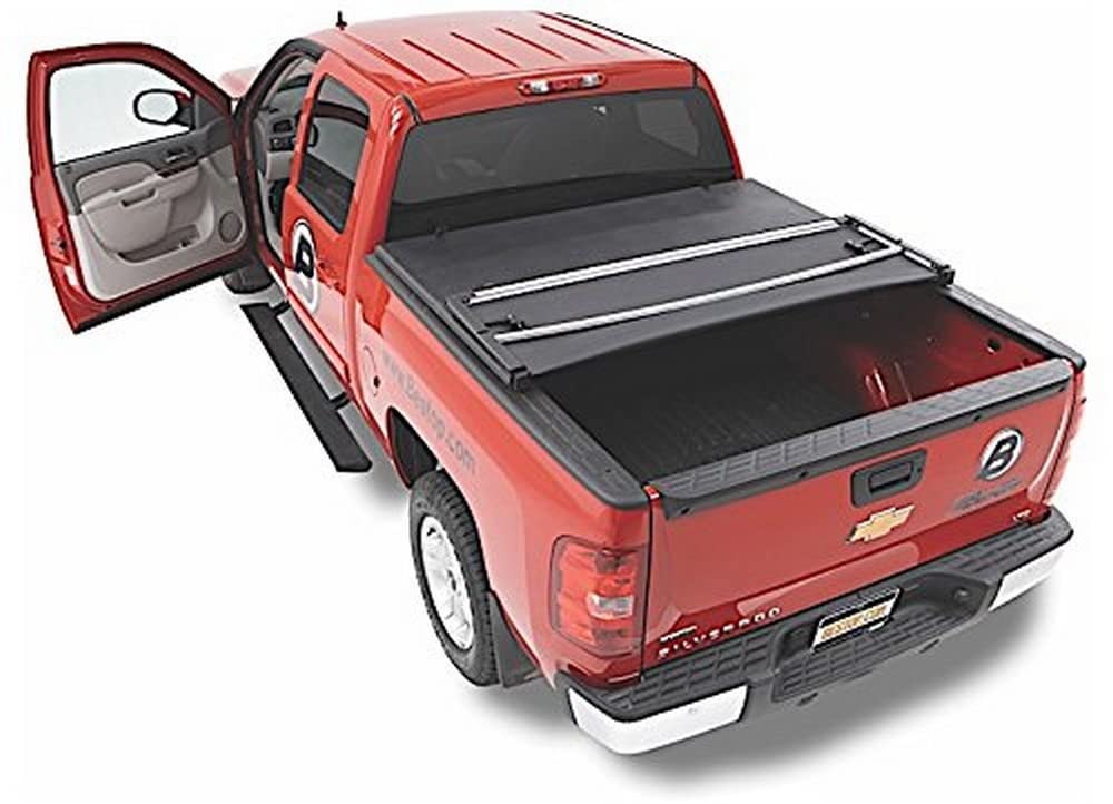 Bestop 16216-01 EZ-Fold Truck Tonneau Cover for 2014-2018 Chevy Silverado/GMC Sierra 1500, 5.8' bed