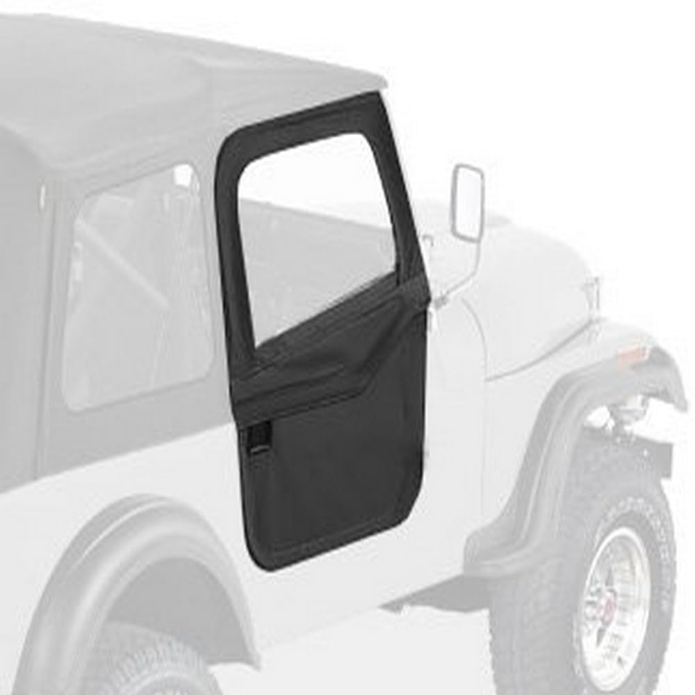Bestop Full Fabric Doors Black Crush 5177801 for Jeep CJ7 1976-1986