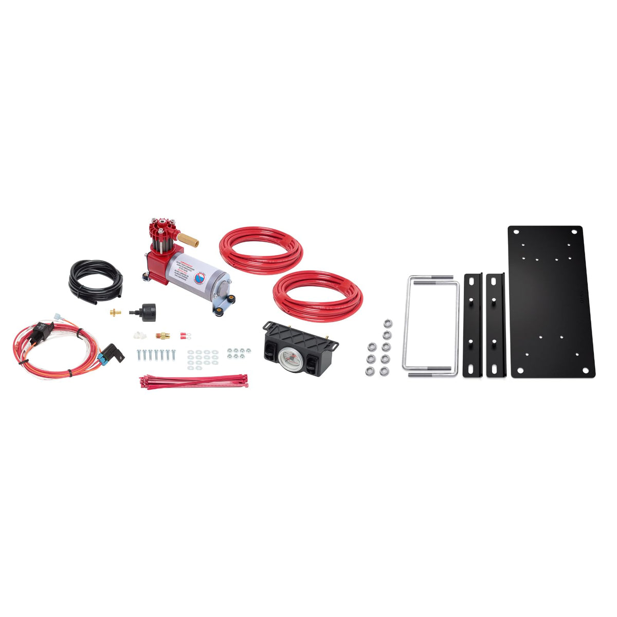 Firestone Airide Air Command 2910 Dual Path Analog Standard Air Suspension Compressor System | 5-100 PSI | Includes No Drill Mounting Plate | Easy Installation