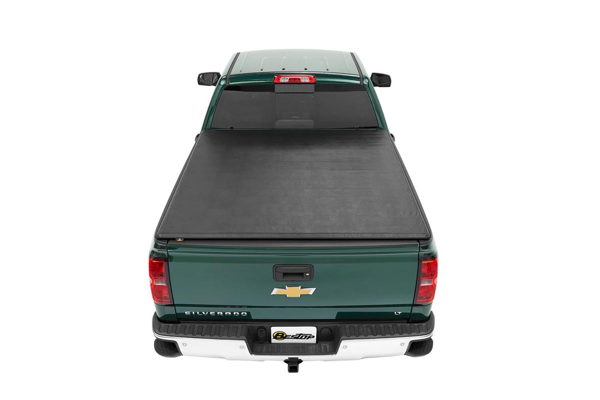 Bestop 1922501 EZ-Roll Soft Tonneau Cover for 2019-Current Chevy Silverado Or GMC Sierra 1500/2500/3500, 6.5' Bed