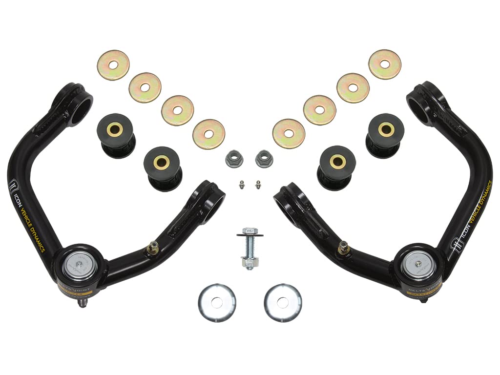 ICON Tubular Upper Control Arm w/Delta Joint Kit, Compatible with 1996-04 Tacoma/96-02 4Runner, 58400DJ