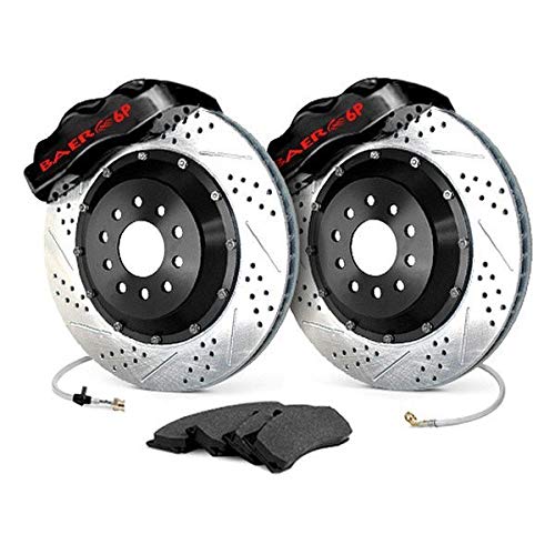 BAER BRAKES 4302430B-BKCZ Brake System (13" Rear Pro+ w/Park Brake Black 55-57 Chevy Full Size Car), 1 Pack