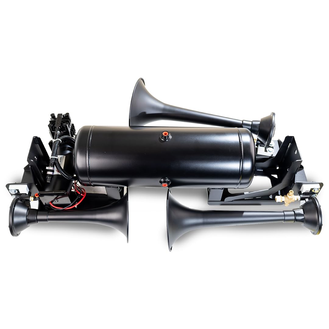 Kleinn Air Horns RAM1500-734 Onboard Air and Train Horn System, Black