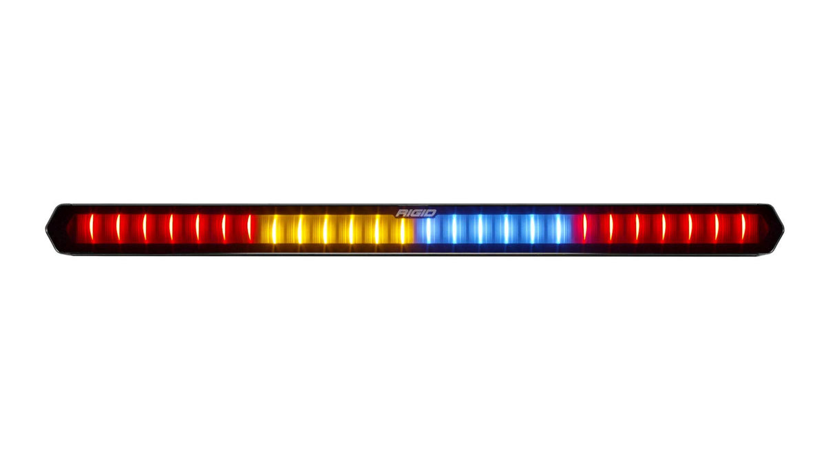 RIGID INDUSTRIES - 901802 Chase Rear Facing, 27 Mode, 5 Color LED Light Bar 28-inch Surface Mount (28 inches)