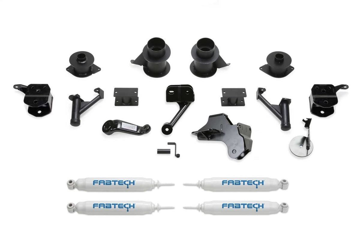 Fabtech K3173 Basic Lift System w/Shocks 5 in. Lift w/Performance Basic Lift System w/Shocks
