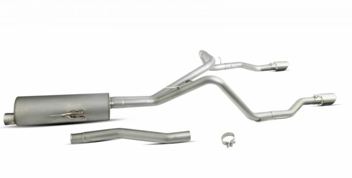 Gibson Performance 617410 Cat-Back Dual Split Exhaust System, Aluminized