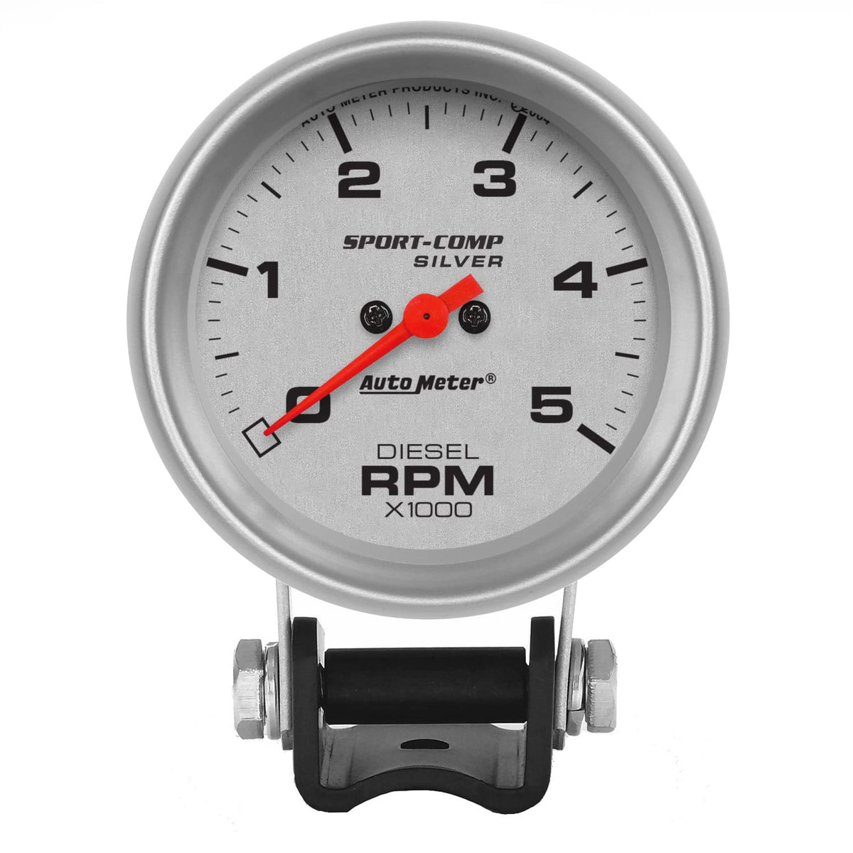 Auto Meter 3788 Sport-Comp Silver Mini Tachometer 2.625 in.