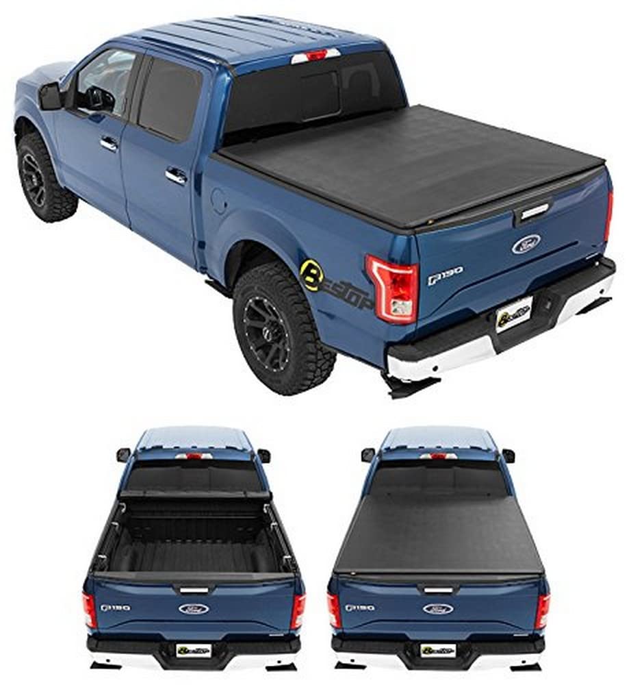 Bestop 1911001 EZ-Roll Soft Tonneau Cover for Ford 97-03 F150, 04-04 F150 Heritage, 97-00 F250 Light-Duty, 6.5' Bed