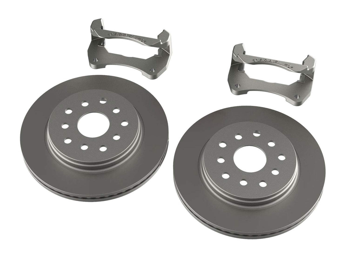 TeraFlex 4303480 Front Performance Rotor Kit with Plain Rotors