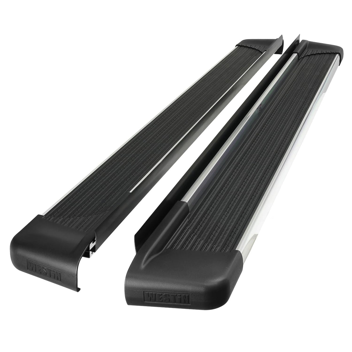 Westin 27-64720 SG6 Running Boards Aluminum Polished Pair 74.25 in