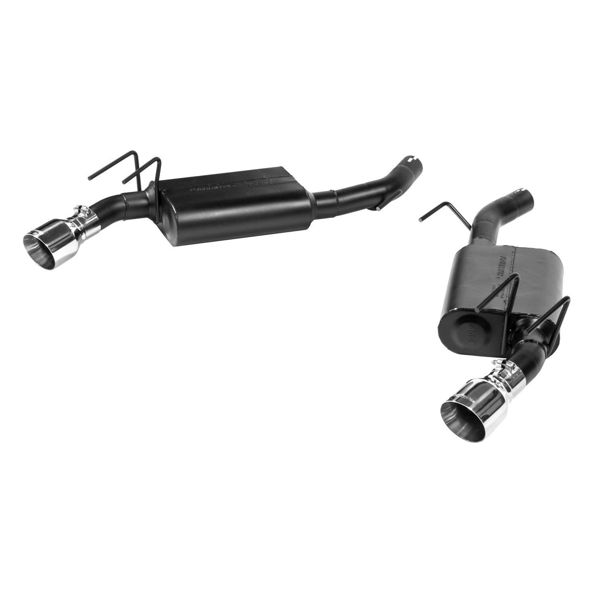 Flowmaster 817483 American Thunder Axle-Back Exhaust Kit 2.5 Inch 409 Stainless Steel 40 Series Classic Mufflers 4 Inch 304 Stainless Steel Tips Compatible with 2010-2015 Chevy Camaro 3.6L V6