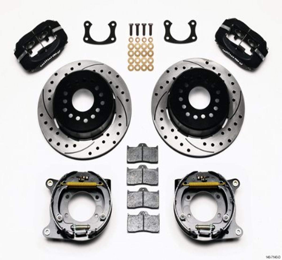 Wilwood 140-7140-D One Piece Brake Kit for Big Ford with 2.5" Offset