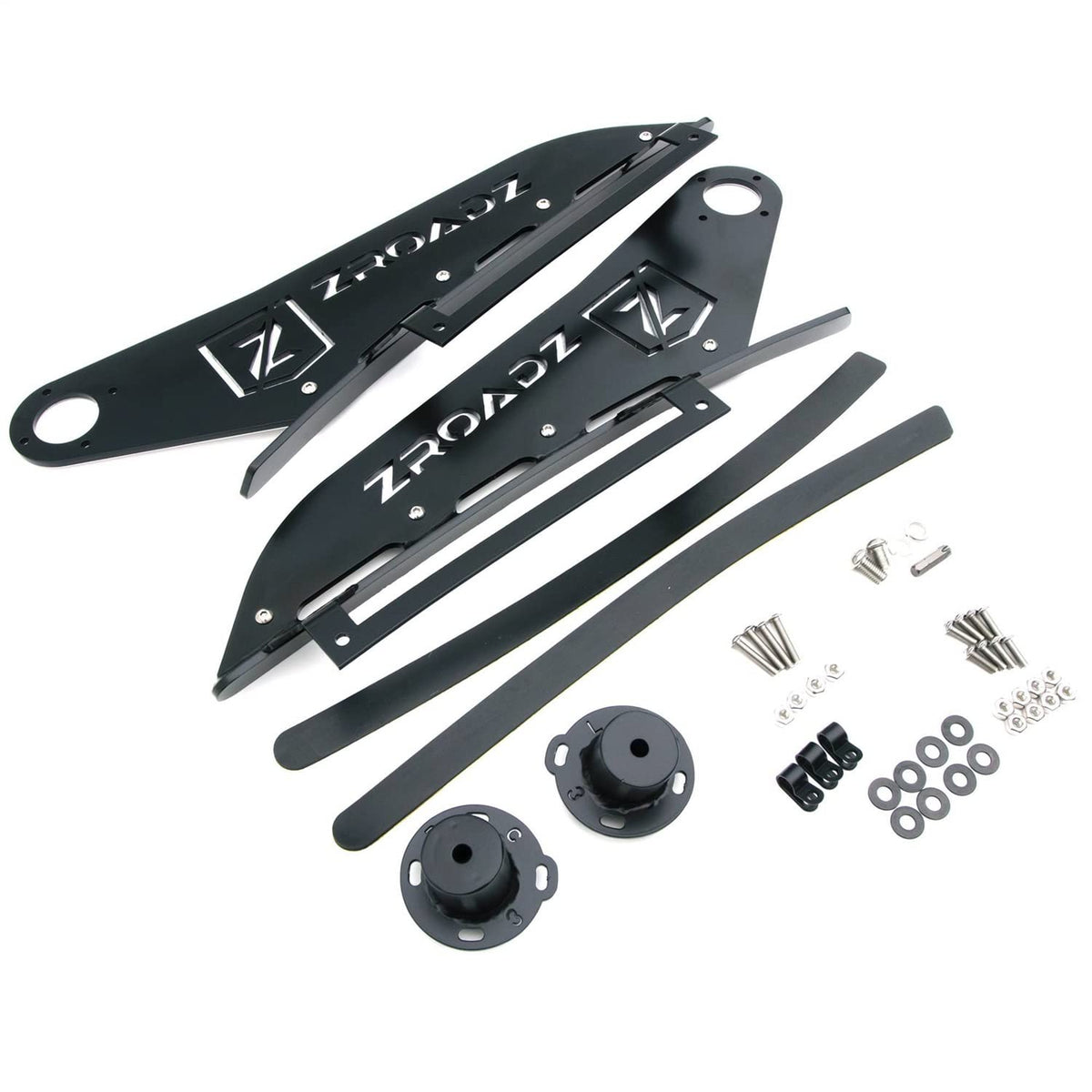 ZROADZ Front Roof LED Mounting Bracket - Compatible w/ 2007-2013 Chevrolet Silverado 1500 - to Mount (1) 50 Inch or Similar Style Straight LED Light Bar (Not Included) - PN #Z332151