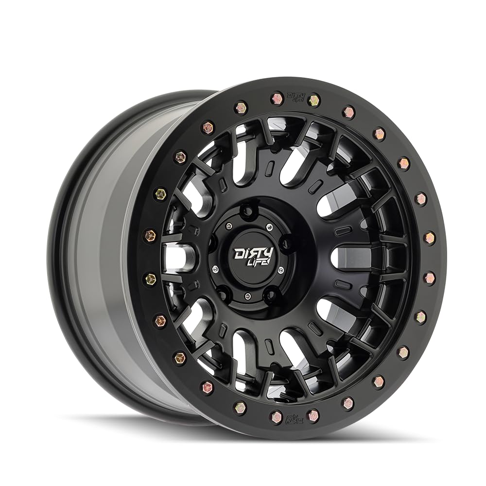 17x9 Dirty Life 9317 DT-3 Satin Black Wheel 5x5 (-12mm)
