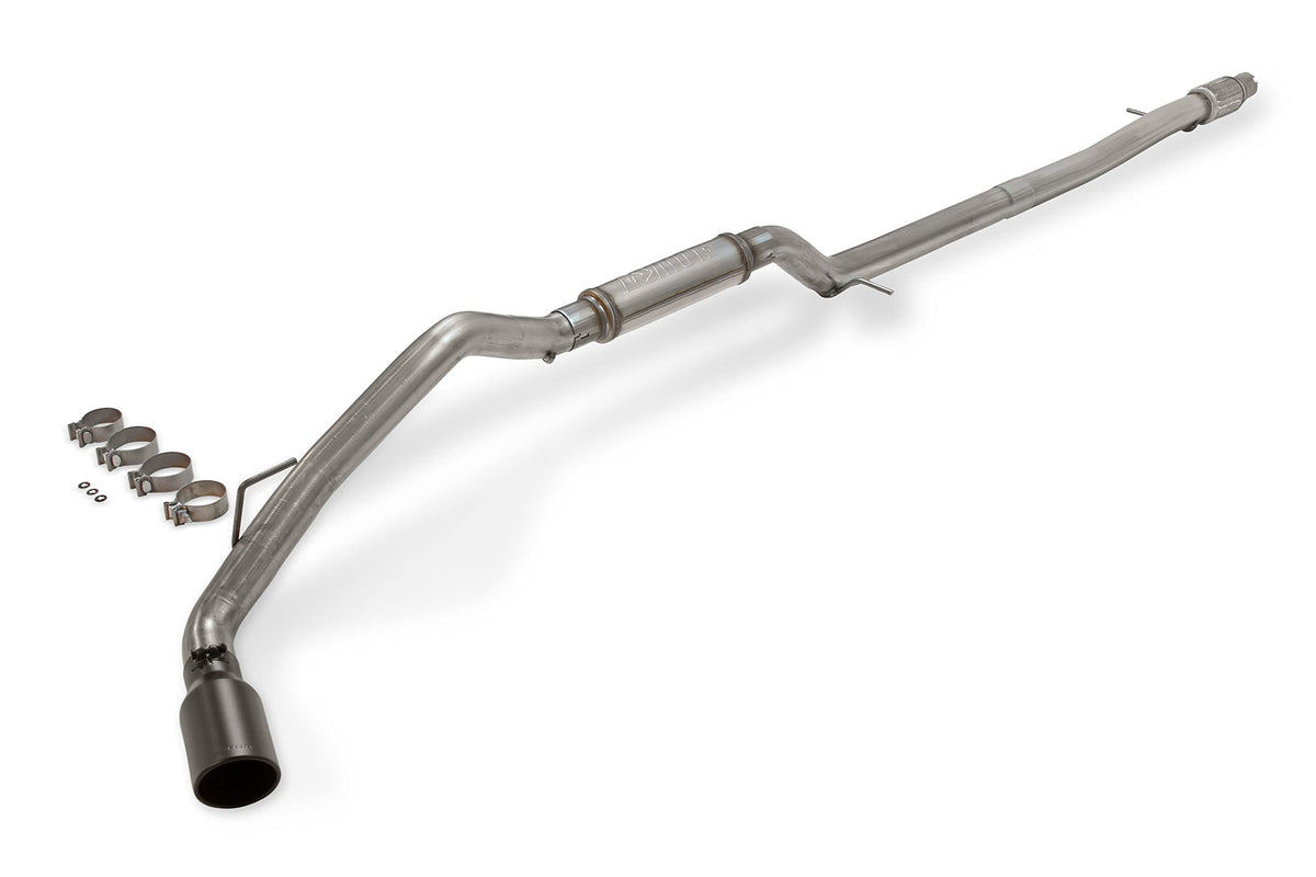 Flowmaster 717909 FlowFX Cat-Back Exhaust Kit 3 Inch 409 Stainless Steel 4.5 Inch Black Ceramic Tip Compatible with 2019-2023 Ford Ranger 2.3L Ecoboost Crew Extended Cab 2/4 WD 126.8 Inch Wheelbase