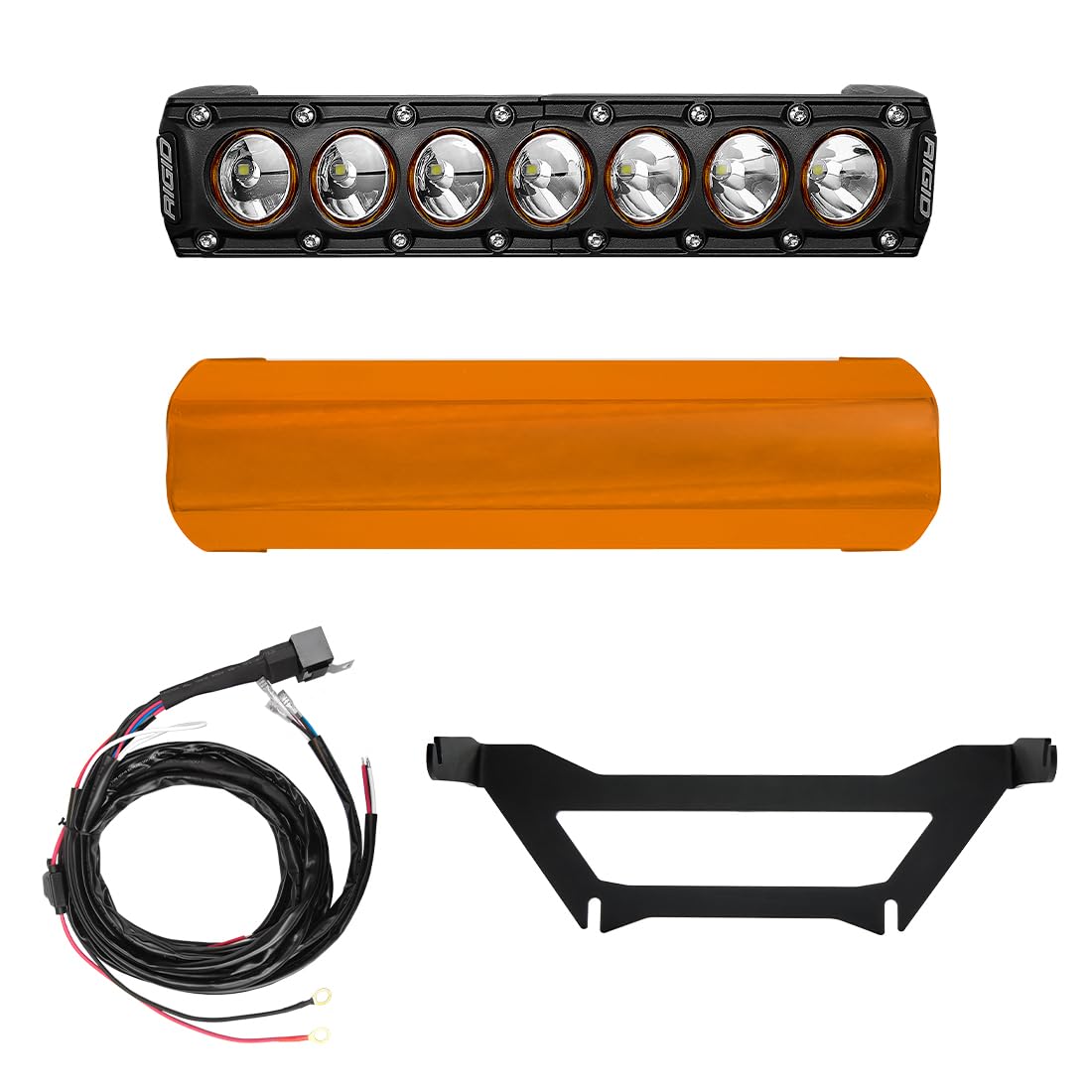 RIGID INDUSTRIES 41638 - CanAm-Revolve-10IN-Amber-Bar-Kit