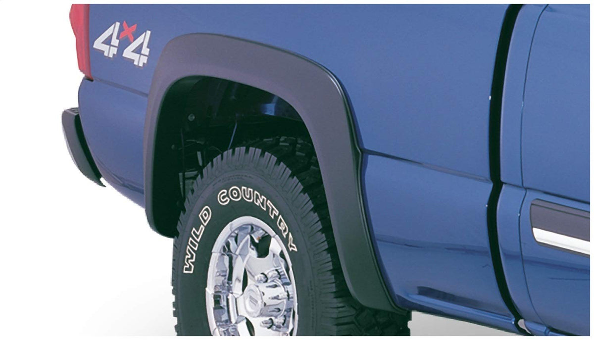 Bushwacker Extend-A-Fender Extended Rear Fender Flares | 2-Piece Set, Black, Smooth Finish | 40056-02 | Fits 2003-2006 Chevrolet Silverado 1500; 2007 Silverado 1500 Classic